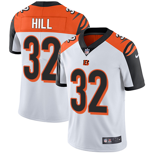 Nike Bengals #32 Jeremy Hill White Men's Stitched NFL Vapor Untouchable Limited Jersey